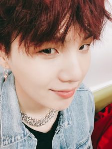 SUGA tweeted a selca and thanked ARMY for promotion week!