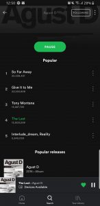 ‘The Last’ has surpassed 12M Spotify streams