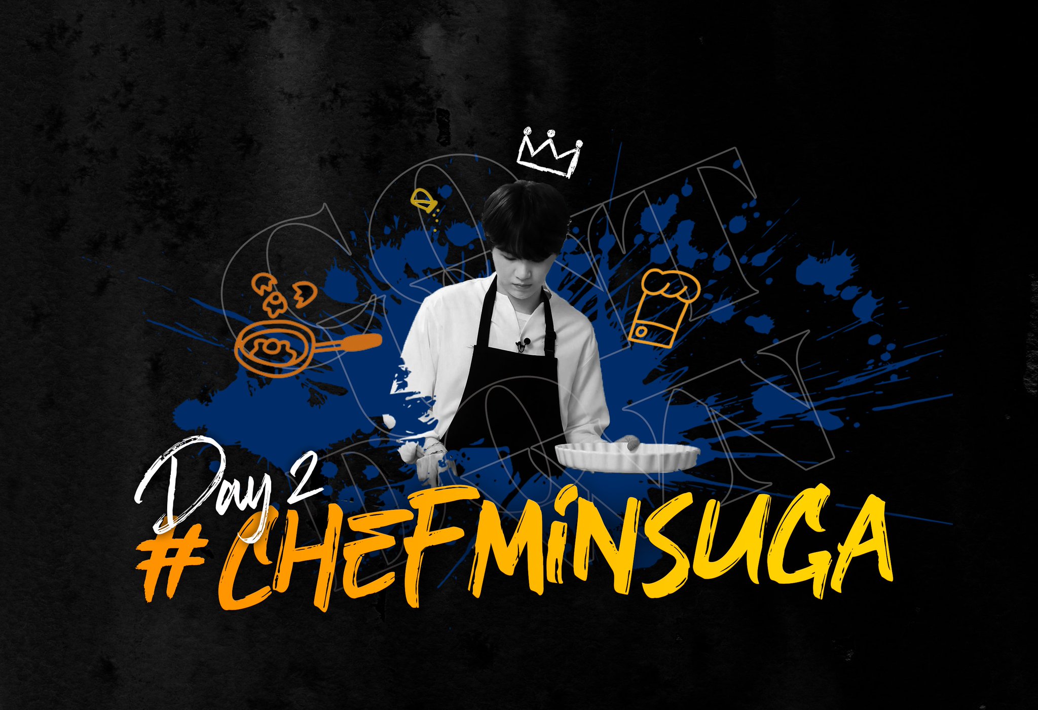 Chef Min SUGA (hashtag to celebrate SUGA's chef skills)