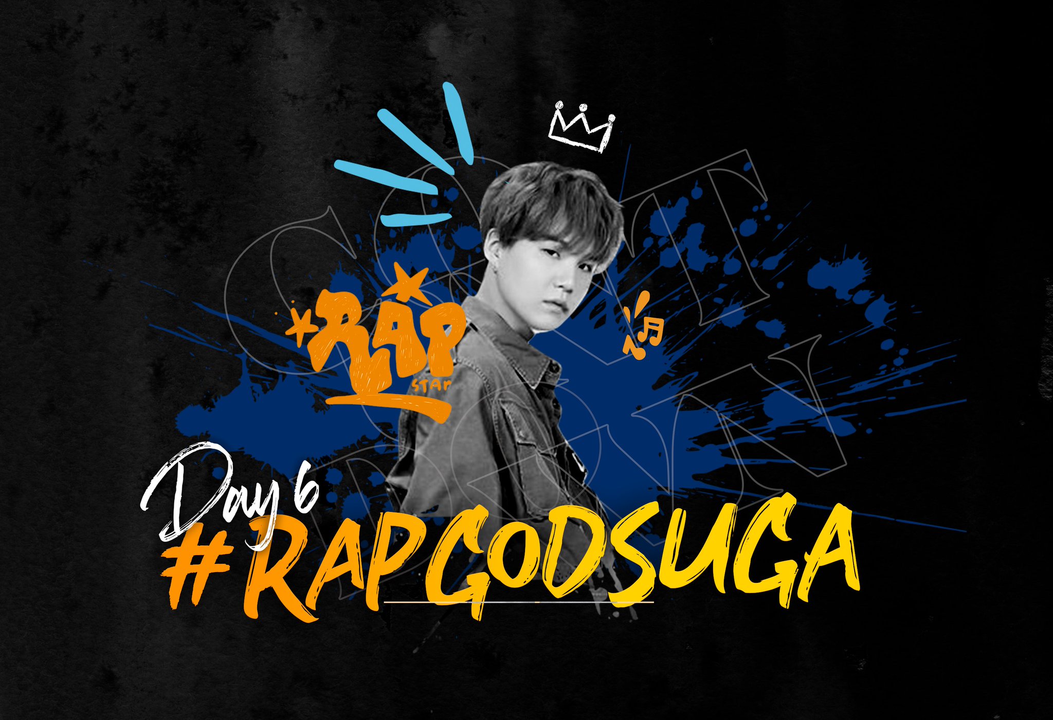 Rap God SUGA (hashtag to celebrate SUGA's rap skills)