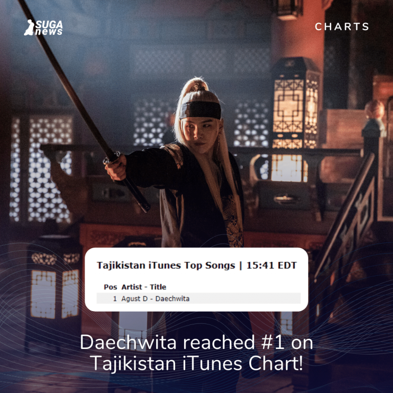 Daechwita reached #1 on Tajikistan iTunes Chart!