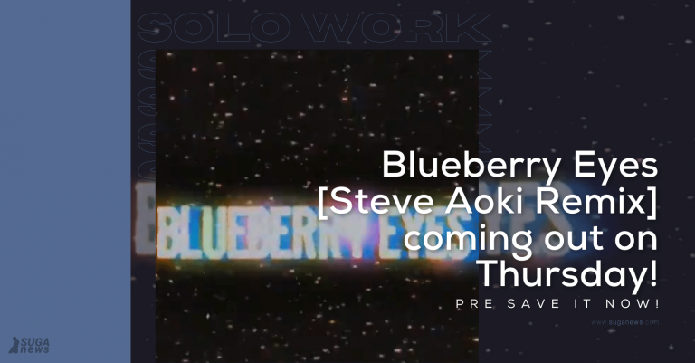 Blueberry Eyes [Steve Aoki Remix] OUT on Thursday!