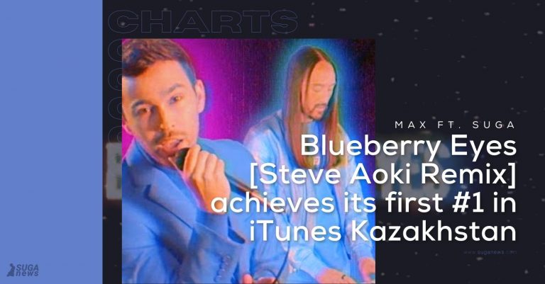 Blueberry Eyes [Steve Aoki Remix] achieves its first #1 in iTunes Kazakhstan