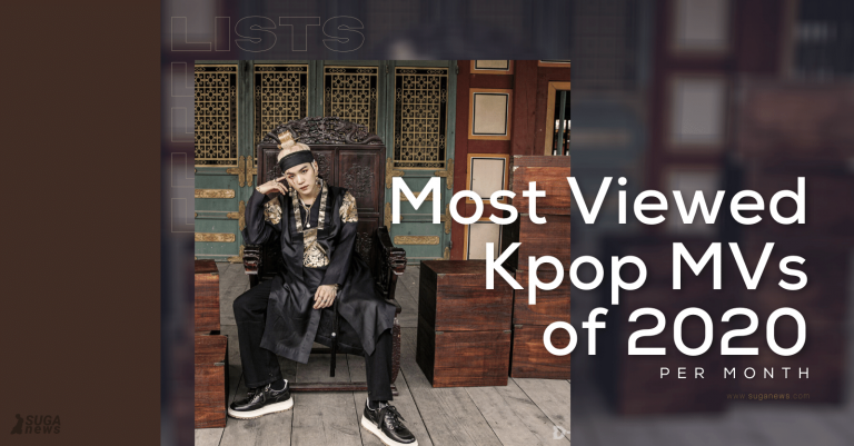TOP 10 MOST VIEWED KPOP MV OF EACH MONTH 2020