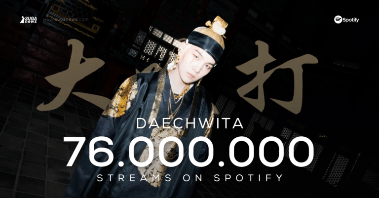 Daechwita surpassed 76 million streams on Spotify