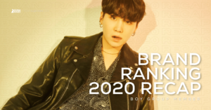 SUGA’s Boy Group Member Brand Ranking 2020 Recap